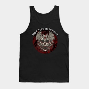 Don't Test My Patience Graphic Tank Top